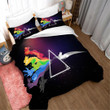 Triangle Glass Rainbow Rabbits Bed Sheets Duvet Cover Bedding Set Great Gifts For Birthday Christmas Thanksgiving