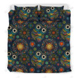 Cute Art Owl Pattern Bed Sheets Spread Duvet Cover Bedding Set