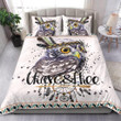 Brave And Free Owl Bed Sheets Spread Duvet Cover Bedding Set