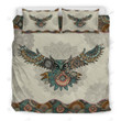Flying Owl Paisley Bed Sheets Spread Duvet Cover Bedding Set