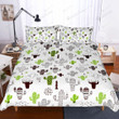 3d Black Cactus Bed Sheets Duvet Cover Bedding Set Great Gifts For Birthday Christmas Thanksgiving