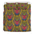 Owl Ornamental Cool Design Bed Sheets Spread Duvet Cover Bedding Set