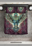 Mystical Owl Bed Sheets Spread Duvet Cover Bedding Set