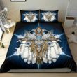 Snow Owl Dreamcatcher Native American Bed Sheets Spread Duvet Cover Bedding Set