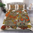 Owl White Bed Sheets Spread Duvet Cover Bedding Set