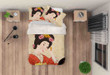 3d Retro Kimono Woman Bedding Set Bedroom Decor 11