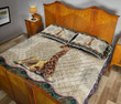 Giraffe Vintage Mandala Quilt Bed Set