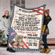 Personalized Veteran My Dear Daughter From Mom Fleece Blanket I Love You Now And Forever Great Customized Blanket Gifts For Birthday Christmas Thanksgiving