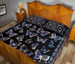 Butterfly Hologram Style Quilt Bed Sheets Spread Duvet Cover Bedding Sets