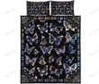 Butterfly Hologram Style Quilt Bed Sheets Spread Duvet Cover Bedding Sets