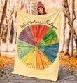 Circle Of Emotions And Feelings Shape Of Status Sherpa Fleece Blanket Great Customized Blanket Gifts For Birthday Christmas Thanksgiving