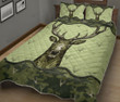 Deer Camo Quilt Bedding Set