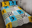 Eat Sleep Softball Basketball Volleyball Quilt Bed Set