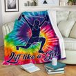 Lift Like A Girl Weightlifting Art Hippie Sherpa Fleece Blanket  Great Customized Blanket Gifts For Birthday Christmas Thanksgiving