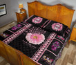 Breast Cancer Faith Hope Love Quilt Bed Sheets Spread  Duvet Cover Bedding Sets