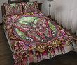 Butterfly Art Quilt Bed Set