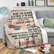 Personalized Air Mail To My Granddaughter Inside This Blanket Is A Piece Of My Heart From Grandma Sherpa Fleece Blanket Great Customized Blanket Gifts For Birthday Christmas Thanksgiving Anniversary