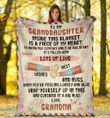 Personalized Air Mail To My Granddaughter Inside This Blanket Is A Piece Of My Heart From Grandma Sherpa Fleece Blanket Great Customized Blanket Gifts For Birthday Christmas Thanksgiving Anniversary