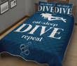 Eat Sleep Scuba DivingQuilt Bed Set