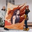 Zodiac Leo Sherpa Fleece Blanket Great Customized Blanket Gift For Birthday Christmas Anniverary