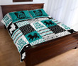 Yorkshire Terrier Shape Pattern Love Quilt Bedding Set