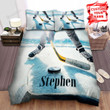 Ice Hockey Close-Up Players Competing Bed Sheets Spread  Duvet Cover Bedding Sets