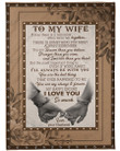 Personalized Family To My Wife You Are The Best Thing, I Love You So Much  Sherpa Fleece Blanket