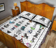 I Love My Miniature Schnauzer Quilt Bedding Set