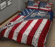 American Flag Zip Jeep Quilt Bed Sheets Spread  Duvet Cover Bedding Sets