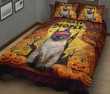 Siamese Cat Halloween Quilt Bedding Set