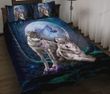 Wolf Forest Night Quilt Bed Set
