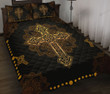 God Cross Mandala Quilt Bed Set