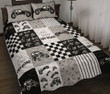 Off-Road Racing Gray Quilt Bed Set