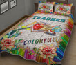 Teacher Colorful Quilt Bed Set