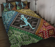 Running Native American Pattern Quilt Bed Set