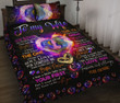 To My Wife Thank You For Being A Great Life Partner Quilt Bed Set