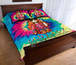 Hippie Old Lady Quilt Bed Set