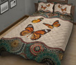 Butterfly Mandala Quilt Bed Set