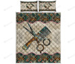 Hair Stylist Vintage Mandala  Quilt Bedding Set