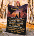 Personalized To My Beautiful Fiancee When You Need A Hug From Fiance Man Proposing Woman Under Sunlight Sherpa Fleece Blanket  Great Customized Blanket Gifts For Birthday Christmas Thanksgiving