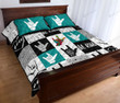 Sign Language Quilt Bed Sheets Spread Duvet Cover Bedding Sets