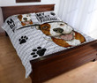 Pitbull Dog Native American Leather Quilt Bedding Set