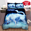 Bright White Tiger Bed Sheets Spread  Duvet Cover Bedding Sets
