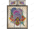 Bee Vintage Zentangle Quilt Bedding Set