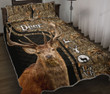 Deer Dust Love Quilt Bedding Set