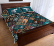 Elephant Mandala Pattern Quilt Bedding Set