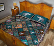 Elephant Mandala Pattern Quilt Bedding Set