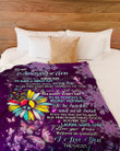 Personalized Family To My Amazing Son Follow Your Dream, Beleive In Yourself, I Love You The Most  Sherpa Fleece Blanket
