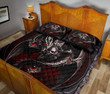 Dragon Skull Quilt Bedding Set