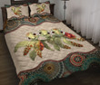 Turtle Mandala Quilt Bed Set